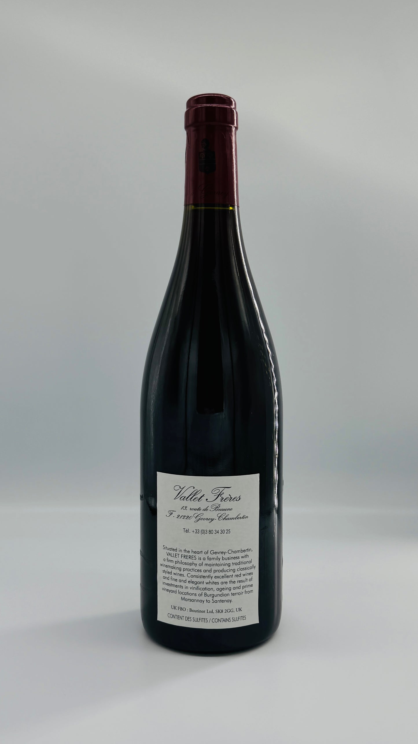 Bourgogne Pinot Noir, Vallet Frères 2023