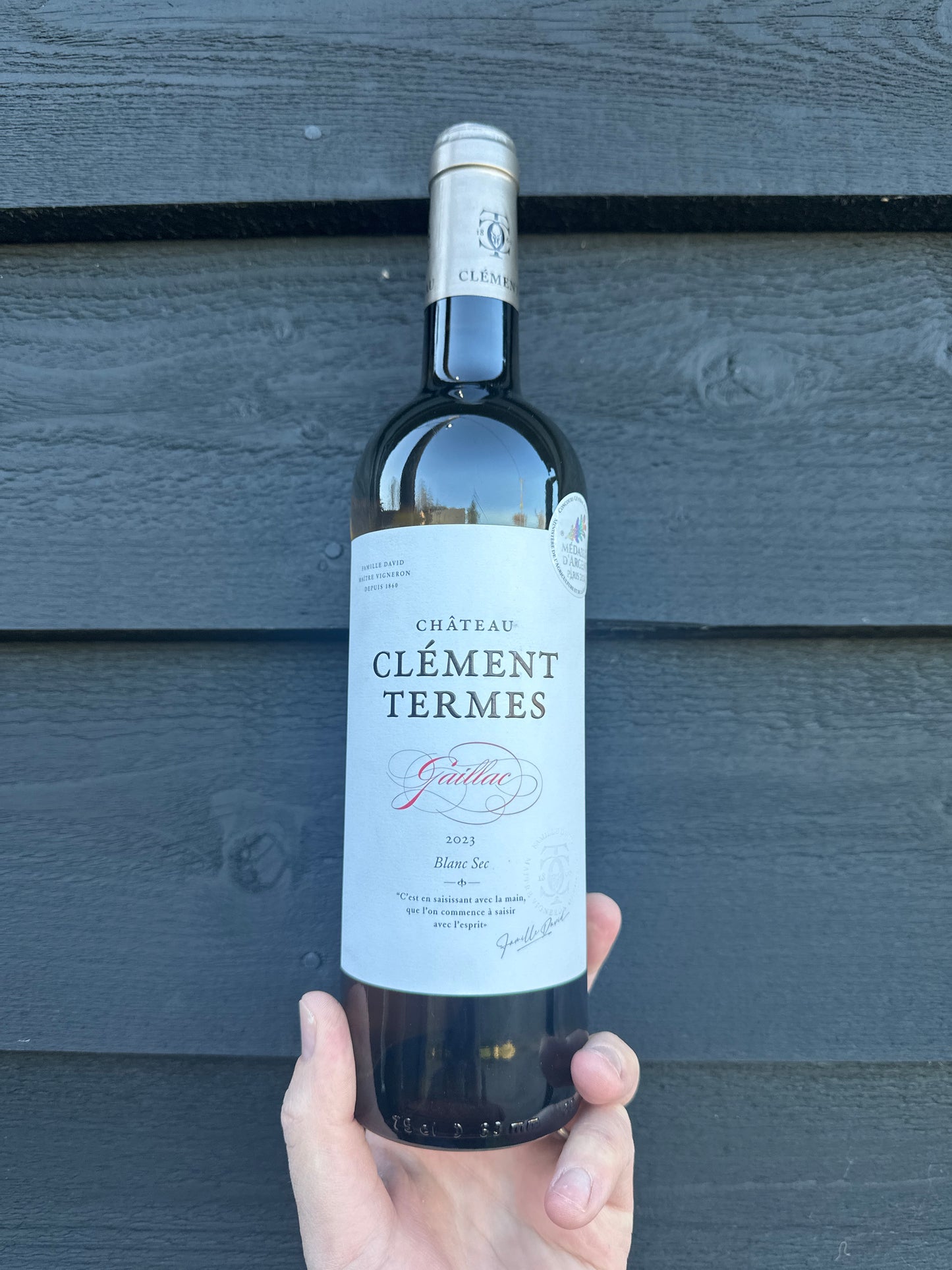 Château Clément Termes Dry White 2023