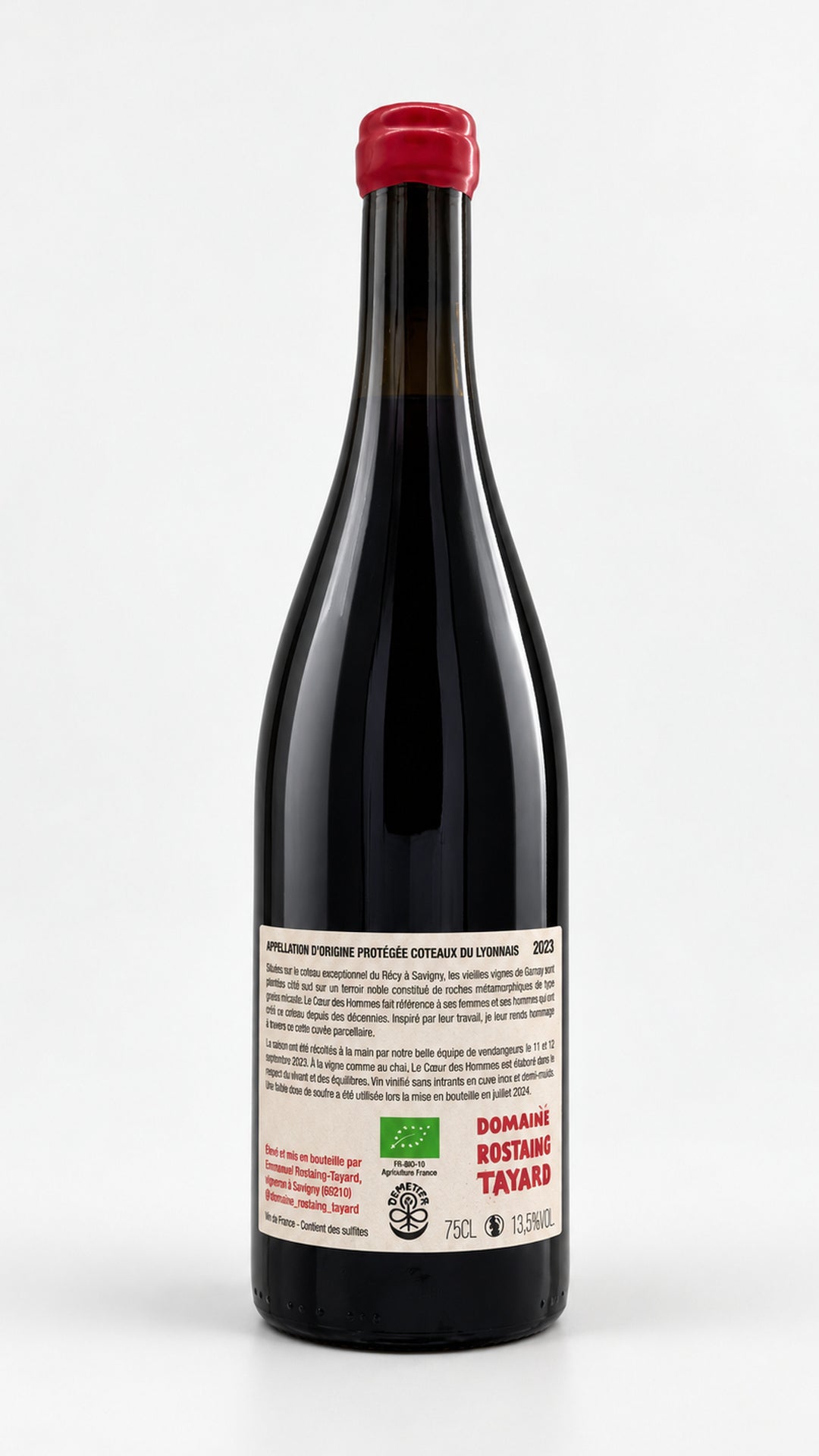 Domaine Rostaing Tayard, ‘Couer Des Hommes’, Coteaux de Lyonnaise, 2023