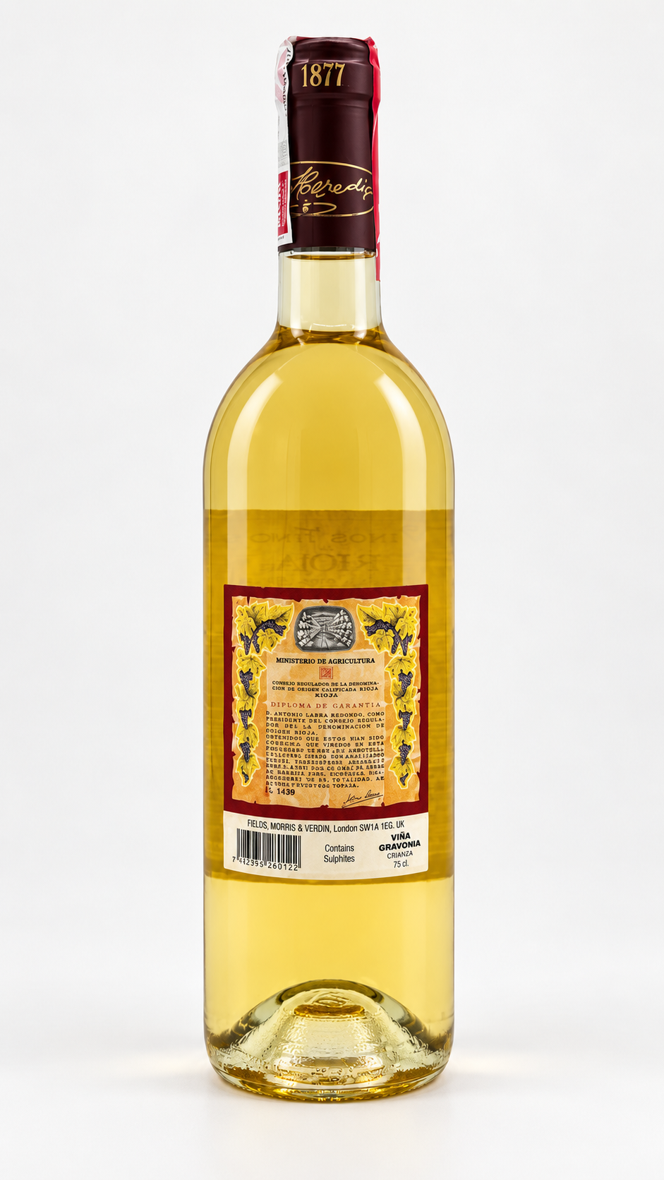 R. Lopez de Heredia, Viña Gravonia, Rioja, 2017
